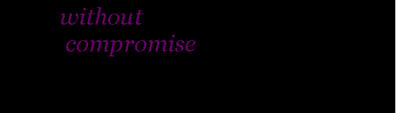 Text Box: 	    without            compromise